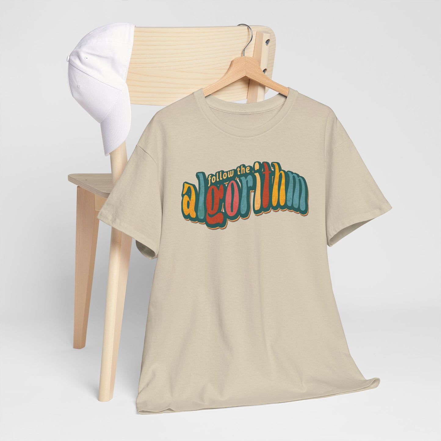 Follow the Algorithm Modern-Retro - T-shirt
