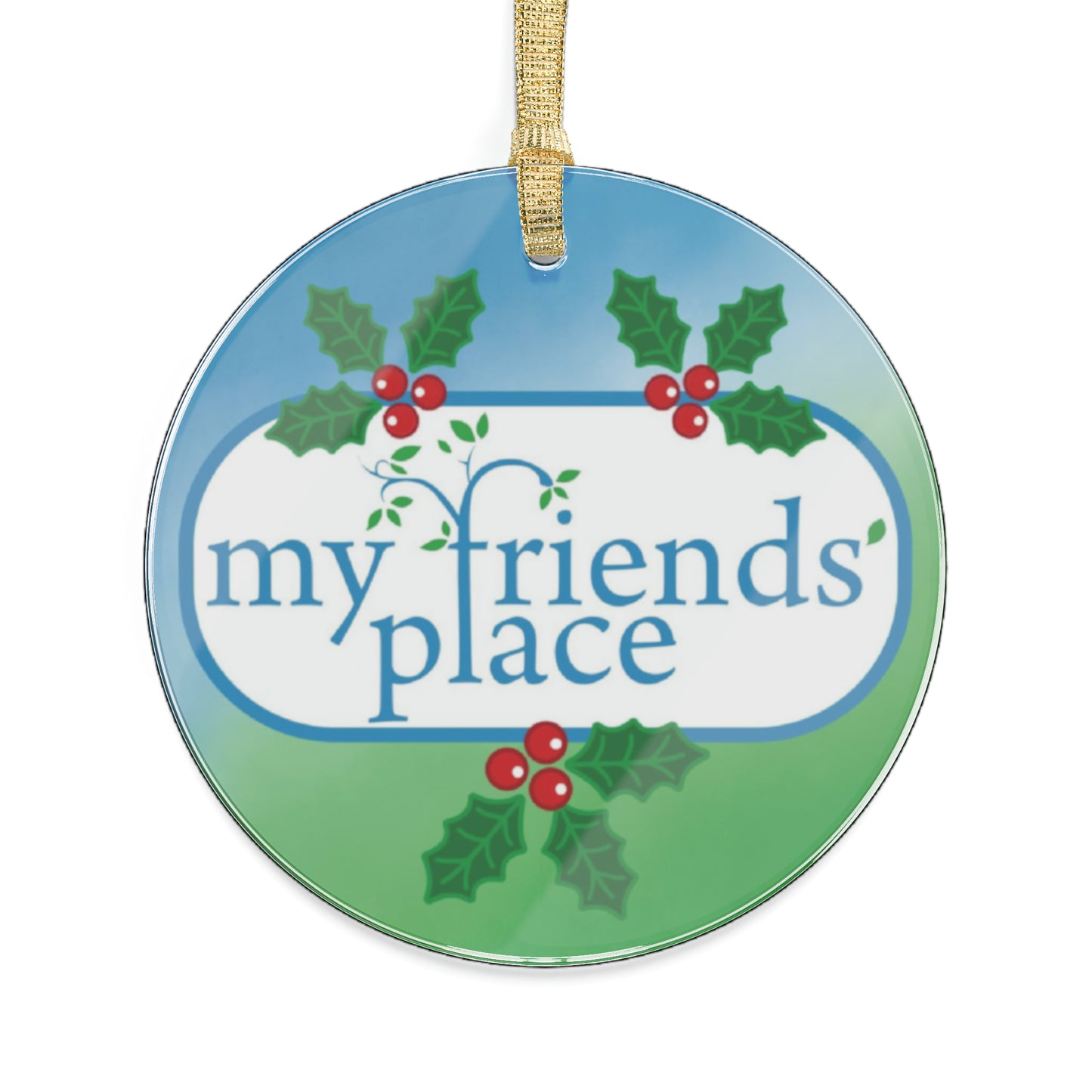 My Friend's Place - Fundraiser - Round Acrylic Christmas Ornament