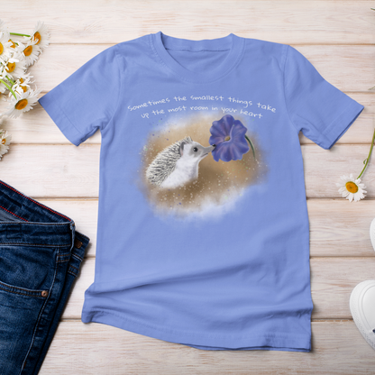 Hedgehog and Petunia - Adult T-shirt