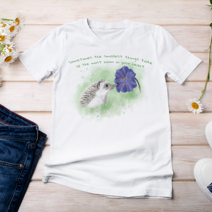 Hedgehog and Petunia - Adult T-shirt