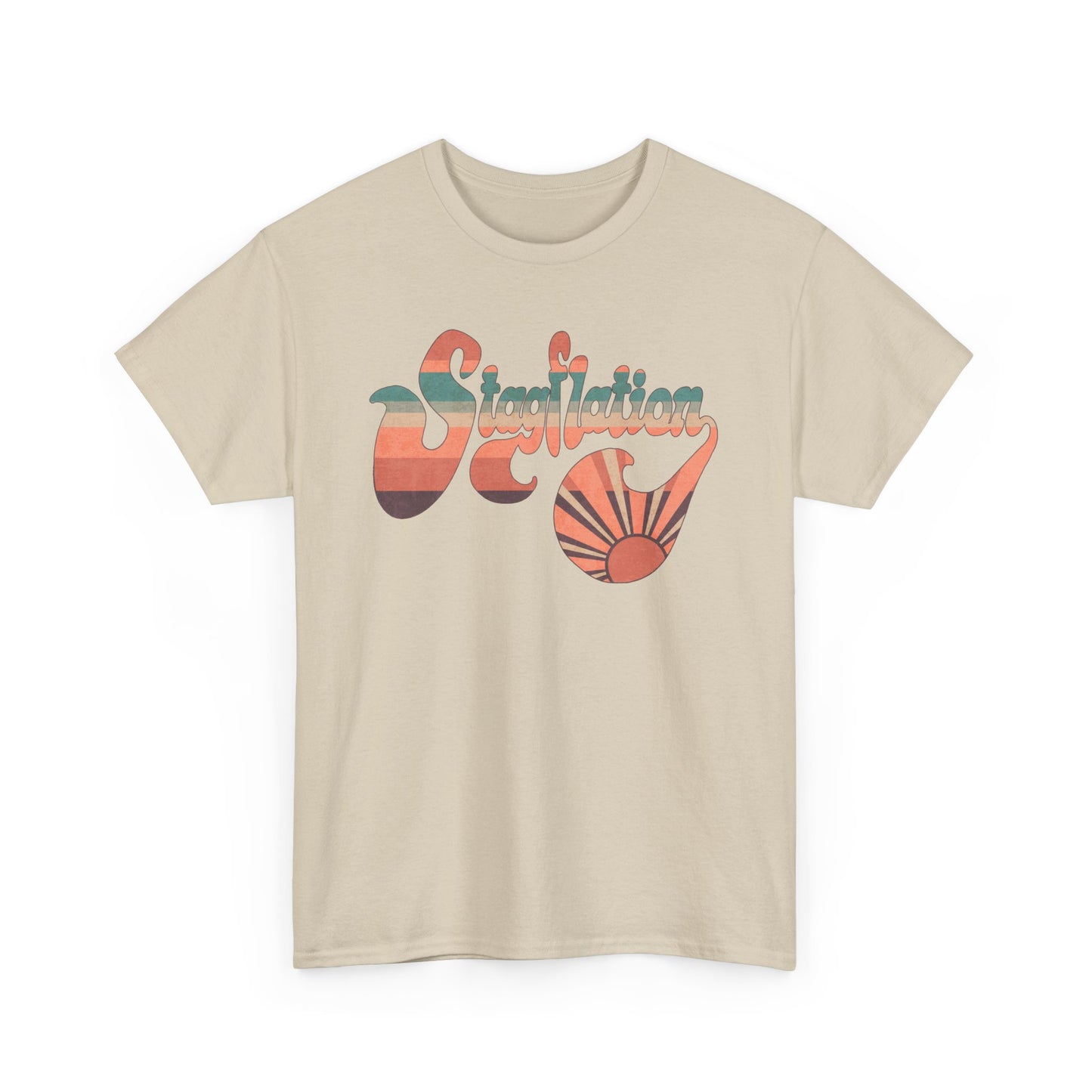 Stagflation Sunrise Modern-Retro  - Tshirt
