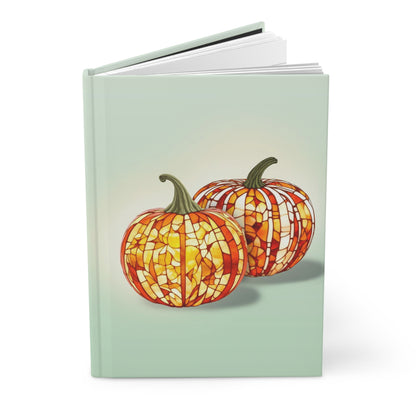 Stained Glass Pumpkins - Hardcover Journal