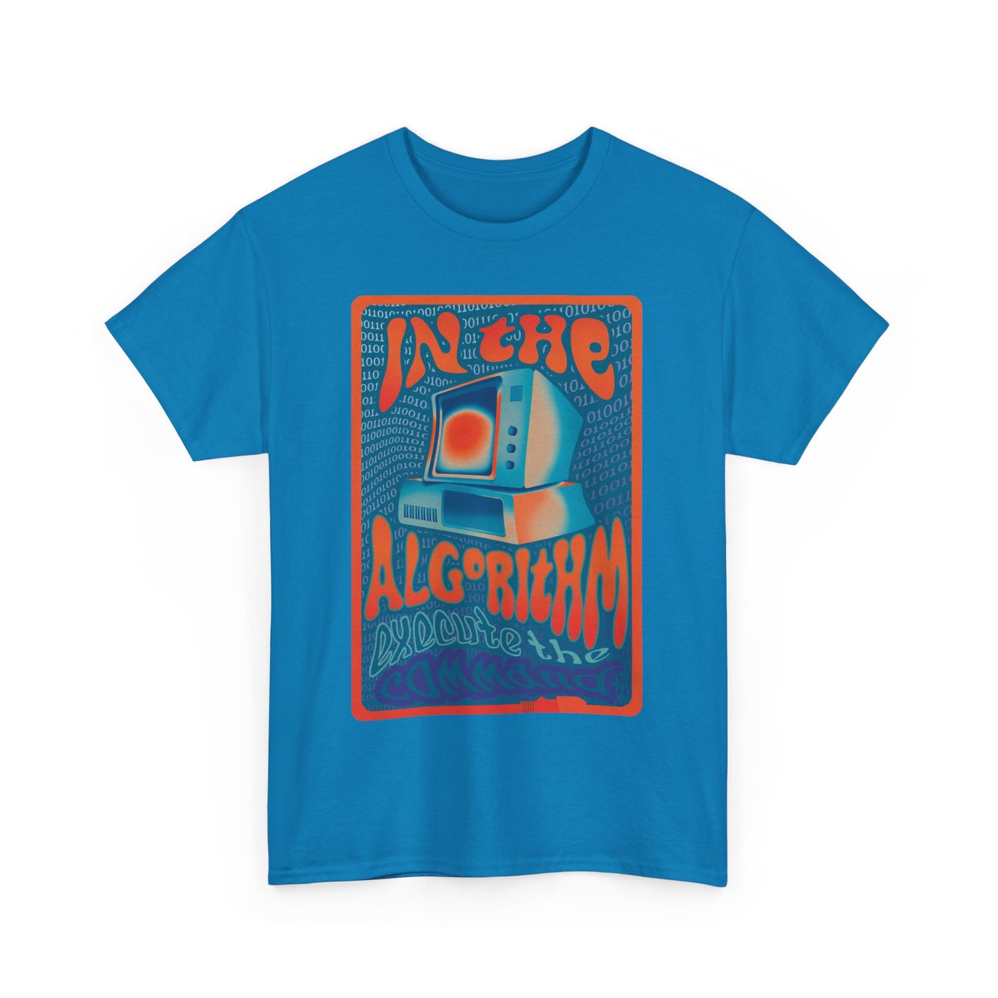 In The Algorithm 70s Band Poster Modern-Retro - T-shirt