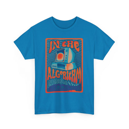 In The Algorithm 70s Band Poster Modern-Retro - T-shirt