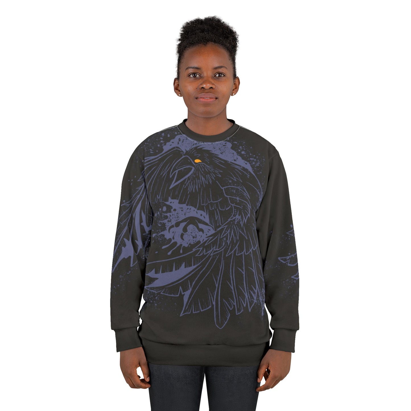 Mystical Raven Unisex Sweatshirt, Cozy Urban Apparel, Unique Graphic Hoodie, Gift for Nature Lovers, Occasions: Birthdays, Holidays, [...]