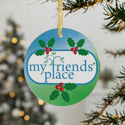 My Friend's Place - Fundraiser - Round Acrylic Christmas Ornament