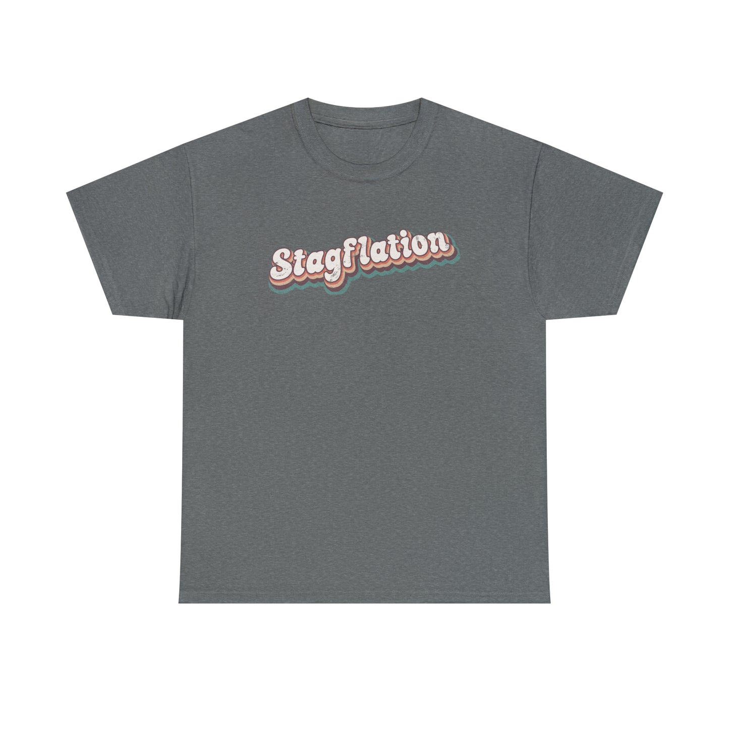 Stagflation Tilted Modern-Retro - T-shirt