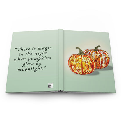 Stained Glass Pumpkins - Hardcover Journal