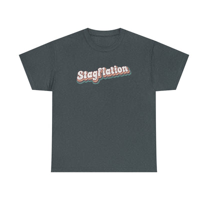 Stagflation Tilted Modern-Retro - T-shirt