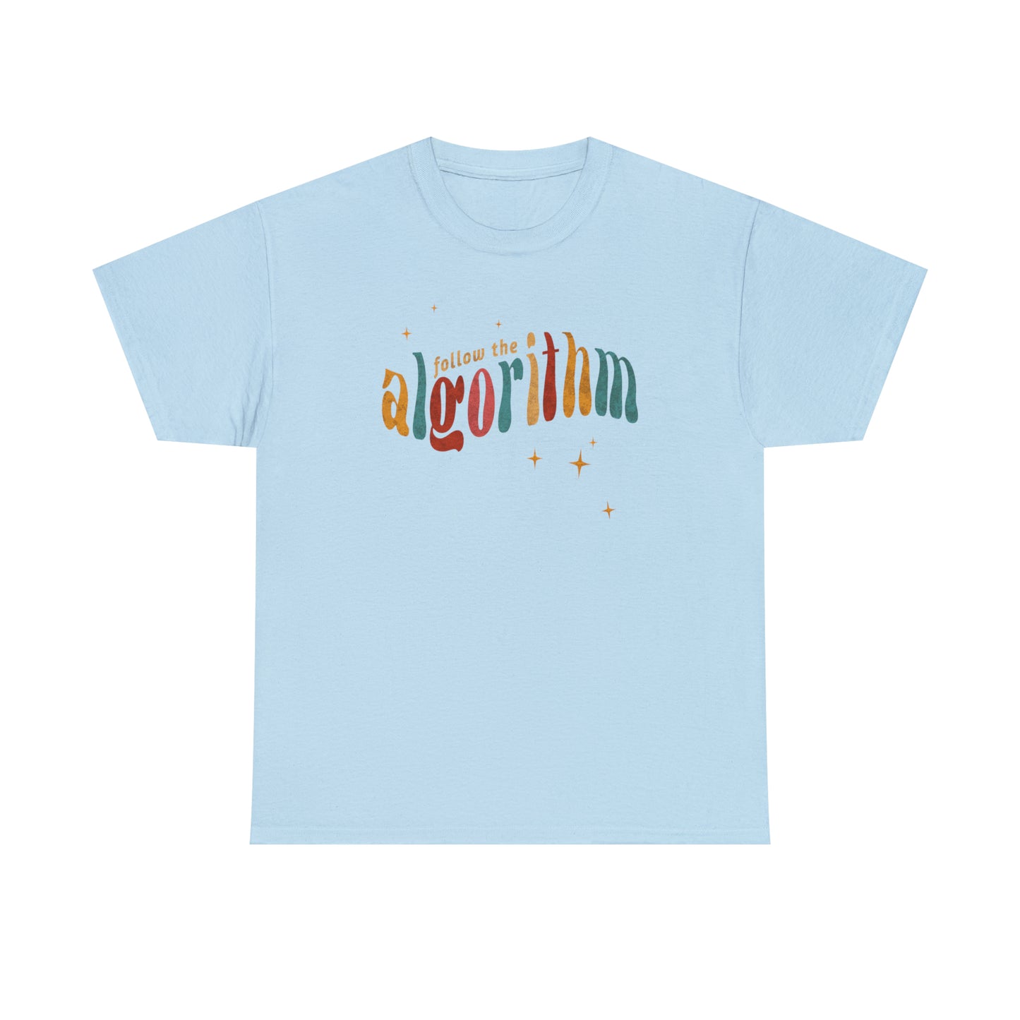 Follow the Algorithm Sparkles Modern-Retro - T-shirt