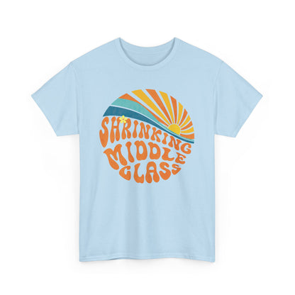 Shrinking Middle Class Sun in Circle - T-shirt