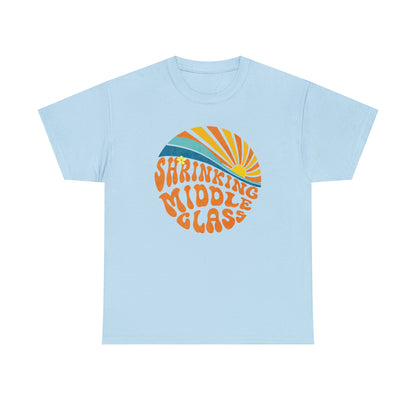 Shrinking Middle Class Sun in Circle - T-shirt