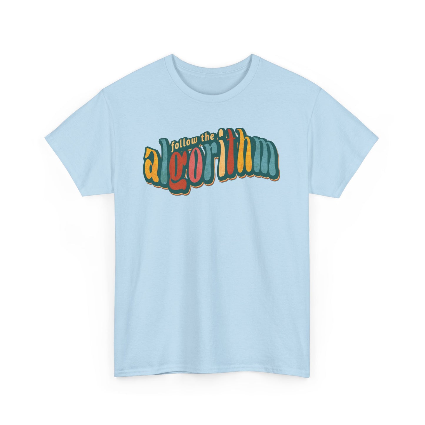 Follow the Algorithm Modern-Retro - T-shirt