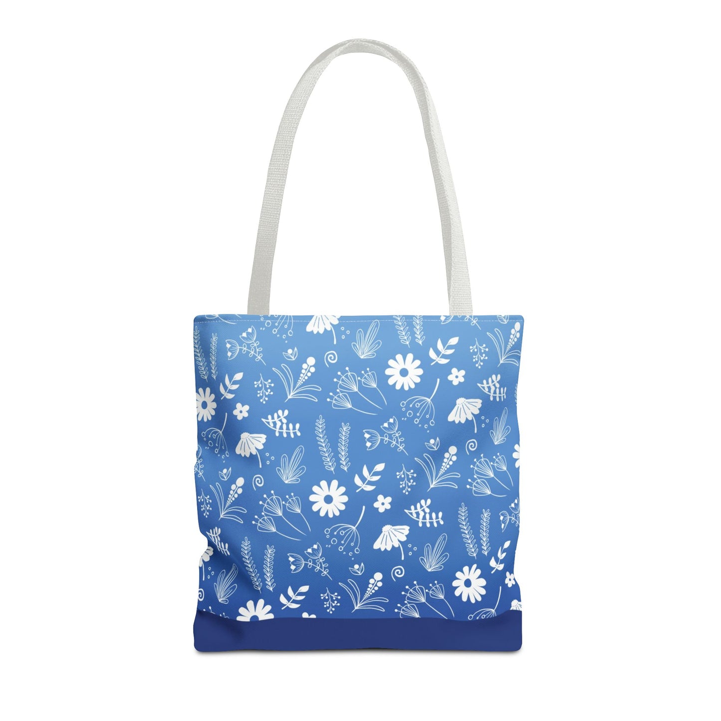 Floral Doodle Pattern Tote Bag