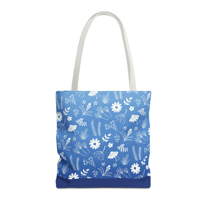 Floral Doodle Pattern Tote Bag