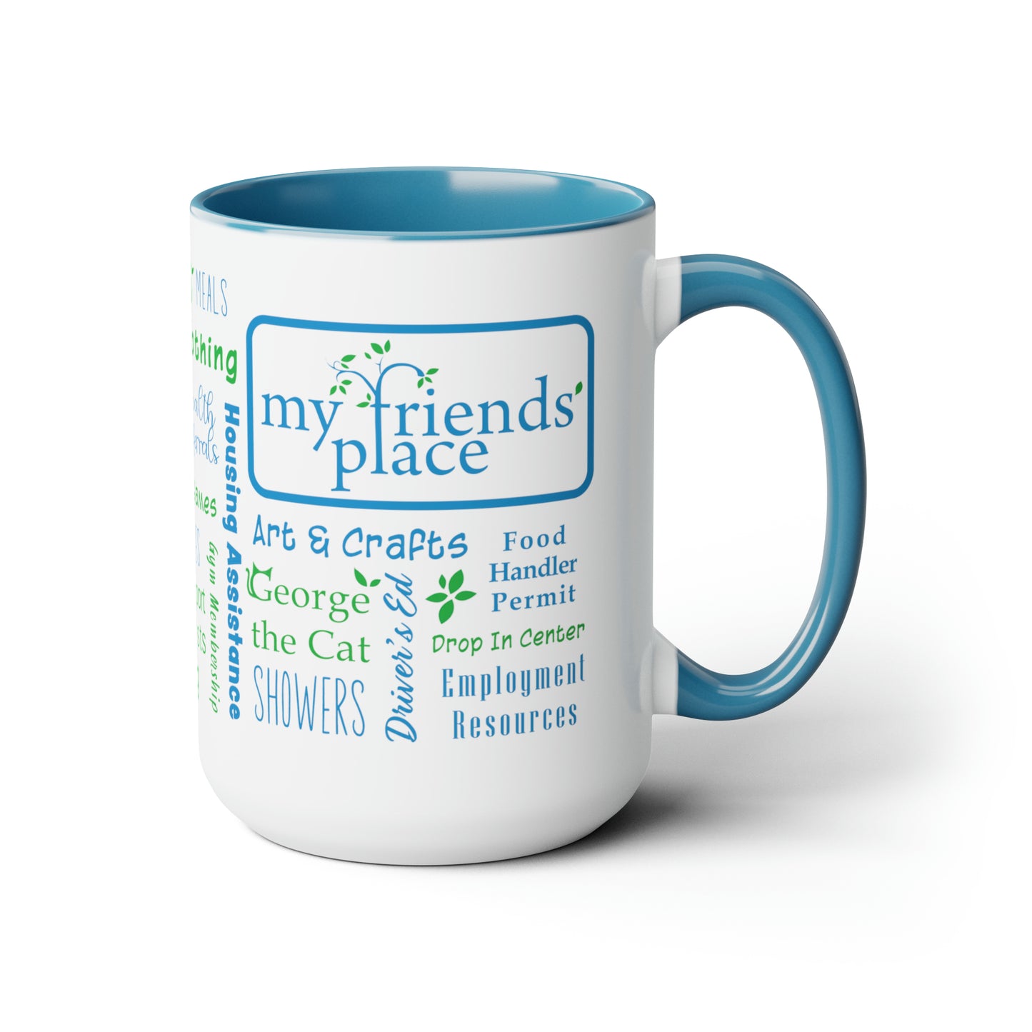 My Friend's Place - Fundraiser - 15 oz Two-Tone Mug