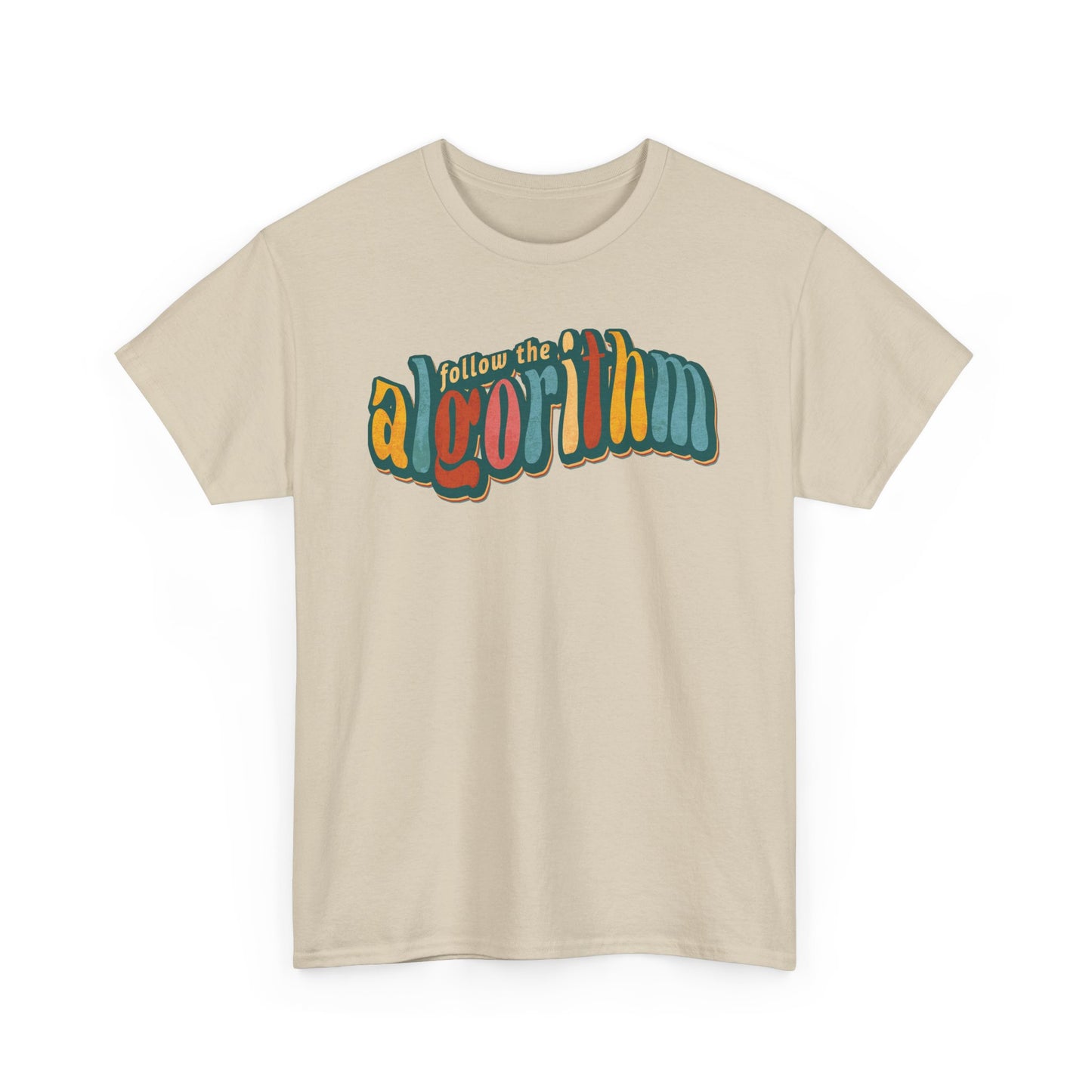 Follow the Algorithm Modern-Retro - T-shirt