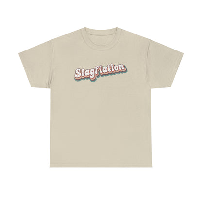 Stagflation Tilted Modern-Retro - T-shirt