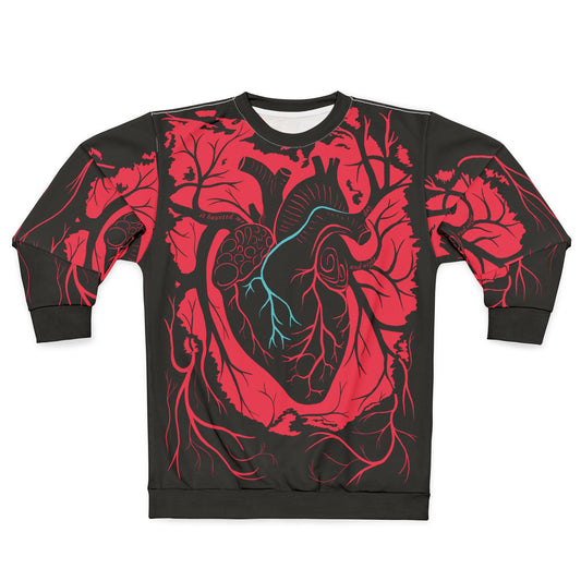 AOP Haunted Heart Sweatshirt - Terror