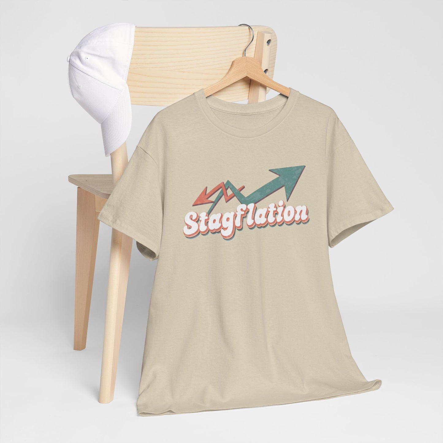 Stagflation Arrows Modern-Retro - T-shirt