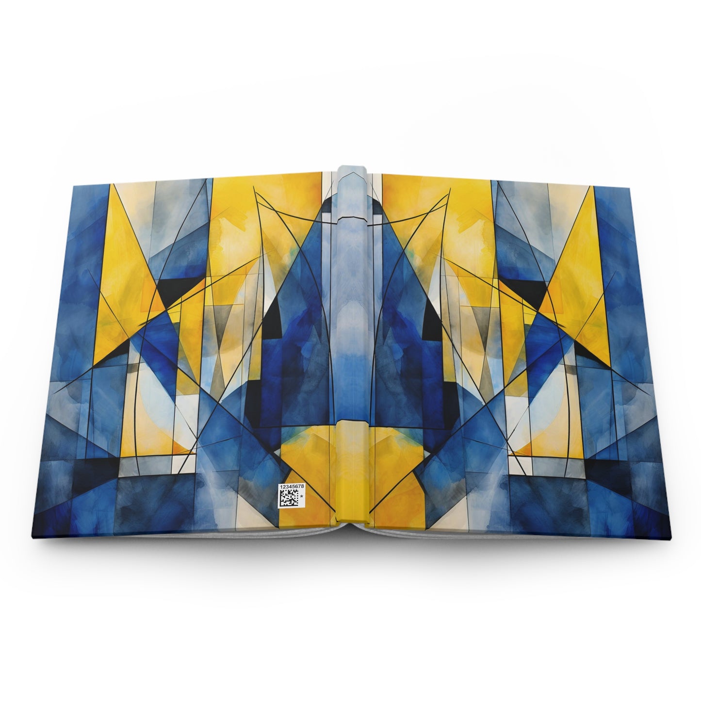 Stained Glass - Geometric - Hardcover Journal