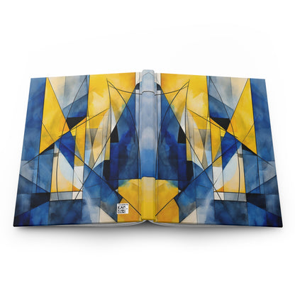 Stained Glass - Geometric - Hardcover Journal