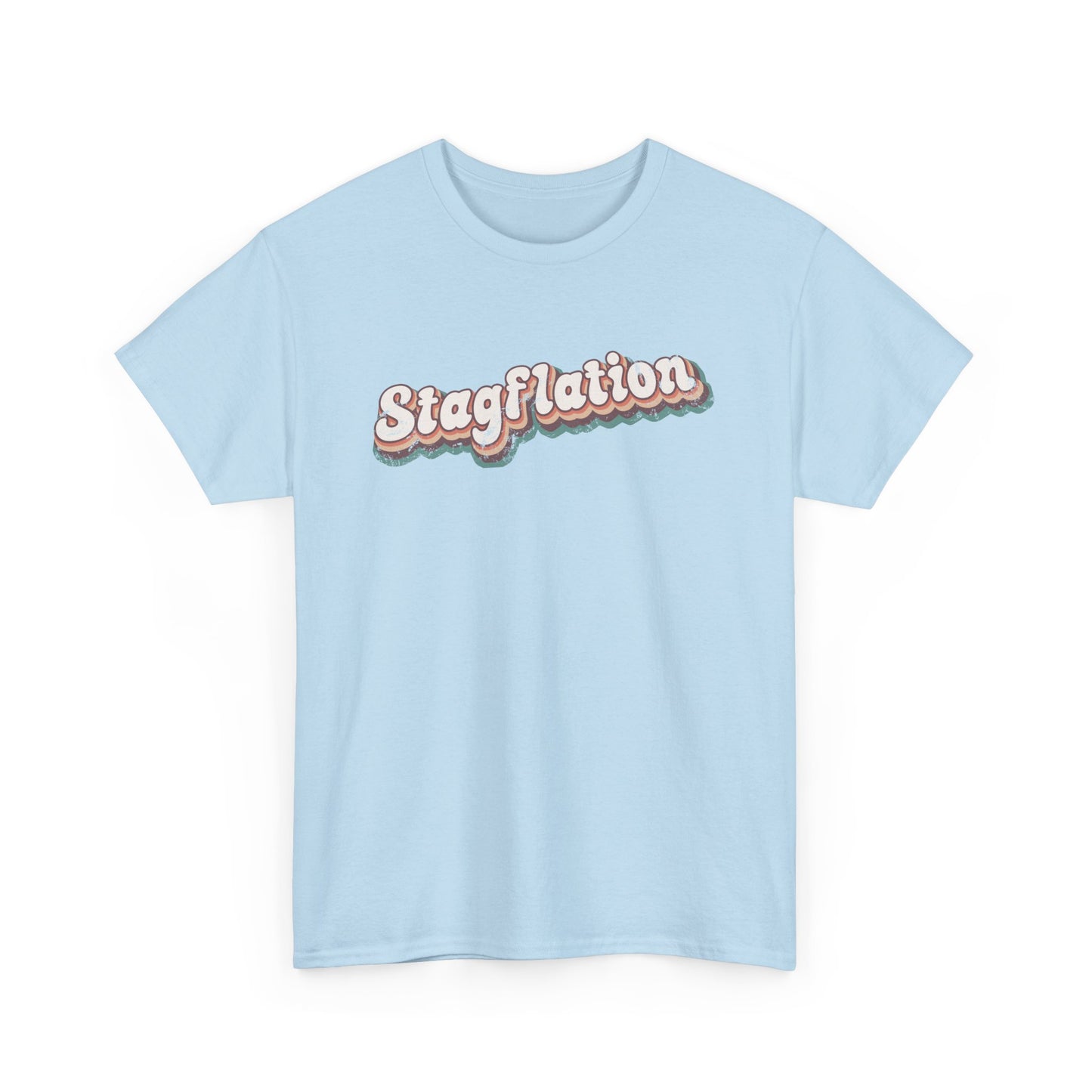 Stagflation Tilted Modern-Retro - T-shirt