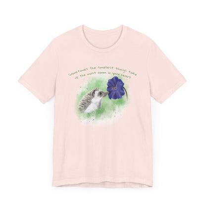 Hedgehog and Petunia - Adult T-shirt