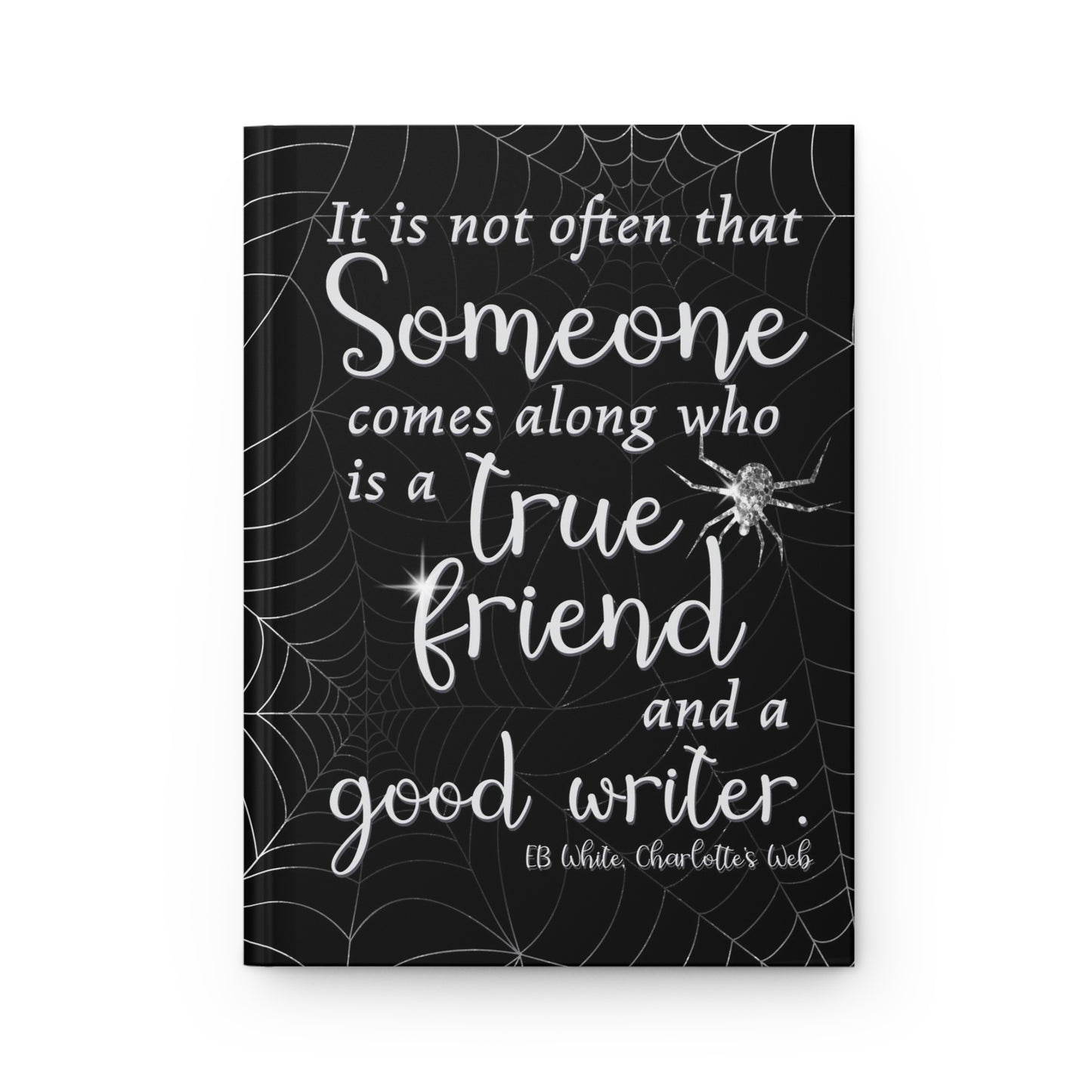 Spider Web - True Friend - Hardcover Journal