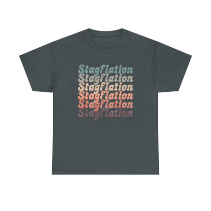 Stagflation on Repeat Modern-Retro - T-shirt