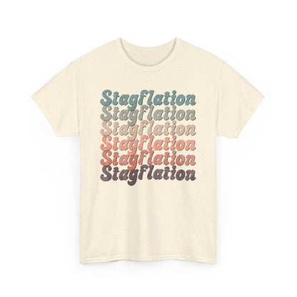 Stagflation on Repeat Modern-Retro - T-shirt