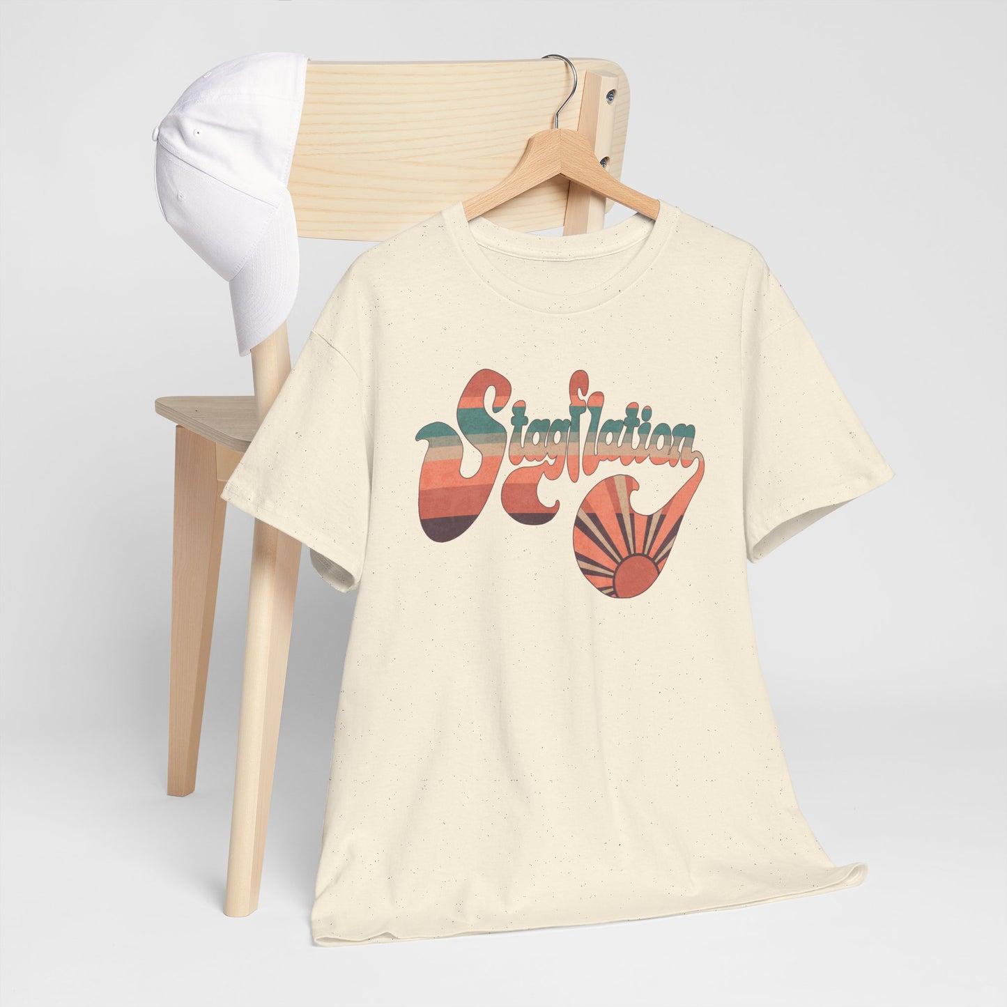 Stagflation Sunrise Modern-Retro  - Tshirt