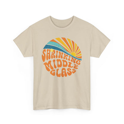Shrinking Middle Class Sun in Circle - T-shirt