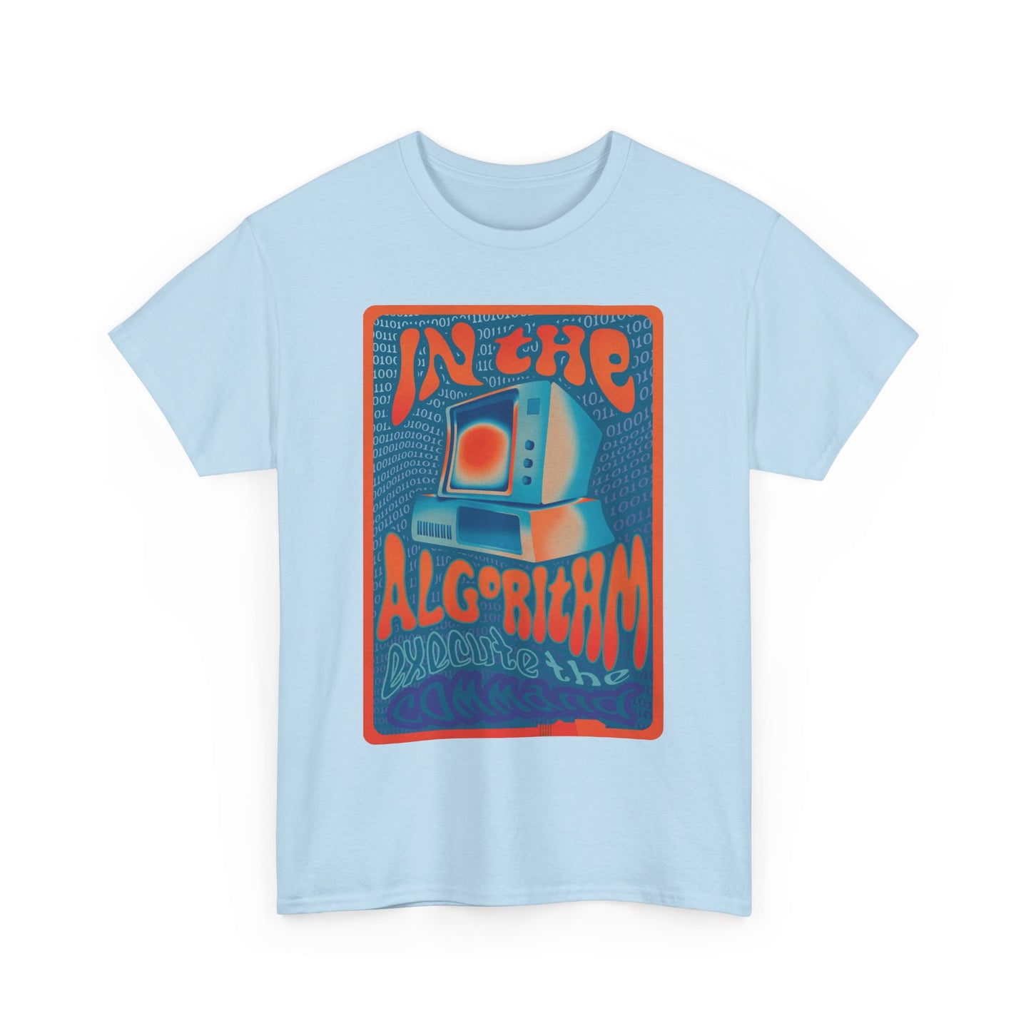 In The Algorithm 70s Band Poster Modern-Retro - T-shirt