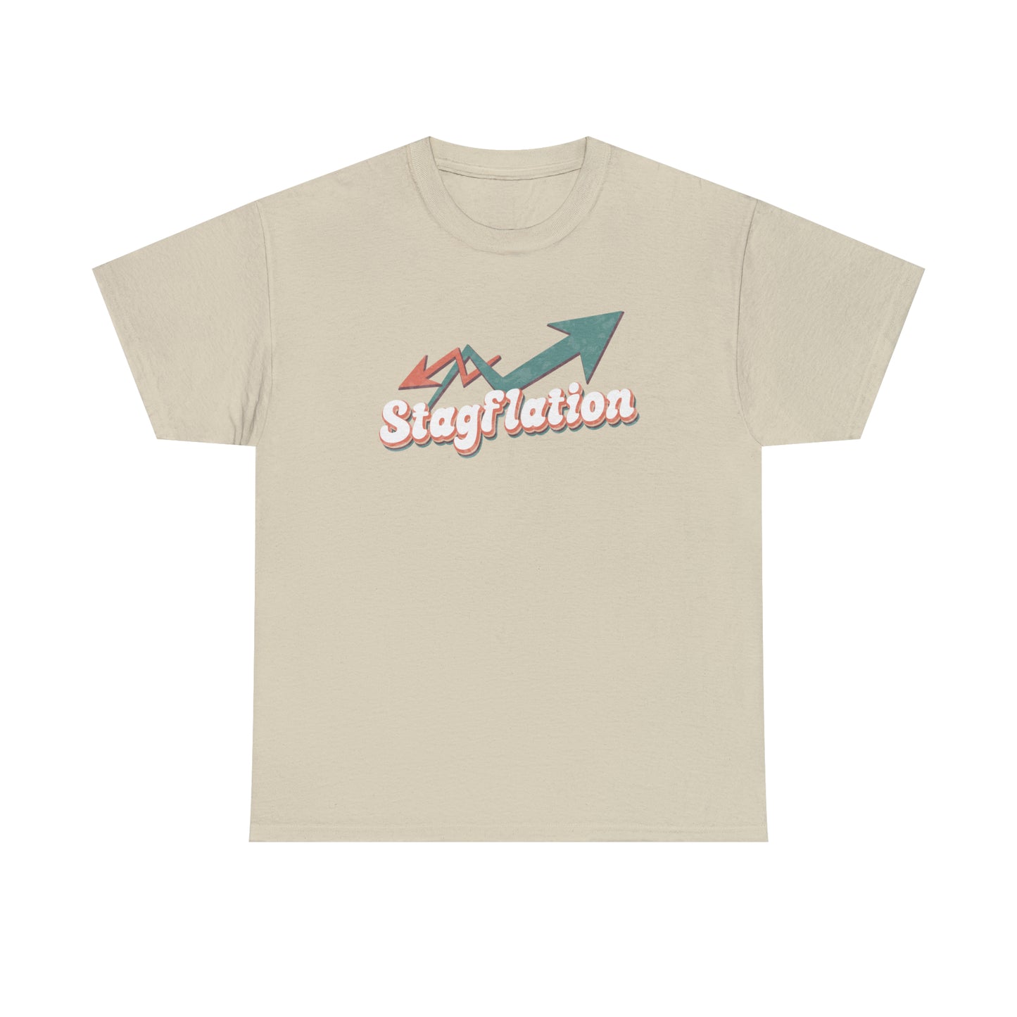 Stagflation Arrows Modern-Retro - T-shirt