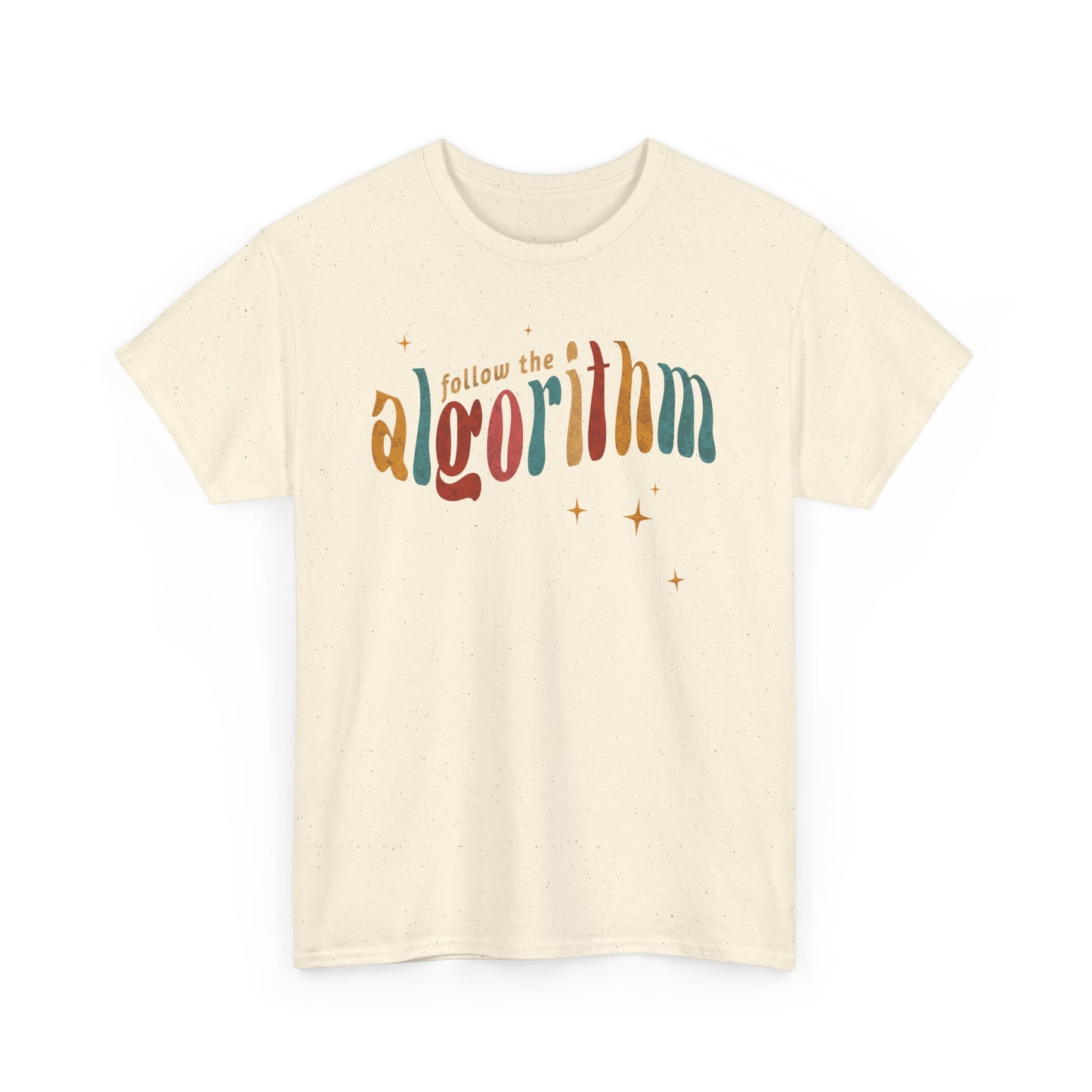 Follow the Algorithm Sparkles Modern-Retro - T-shirt