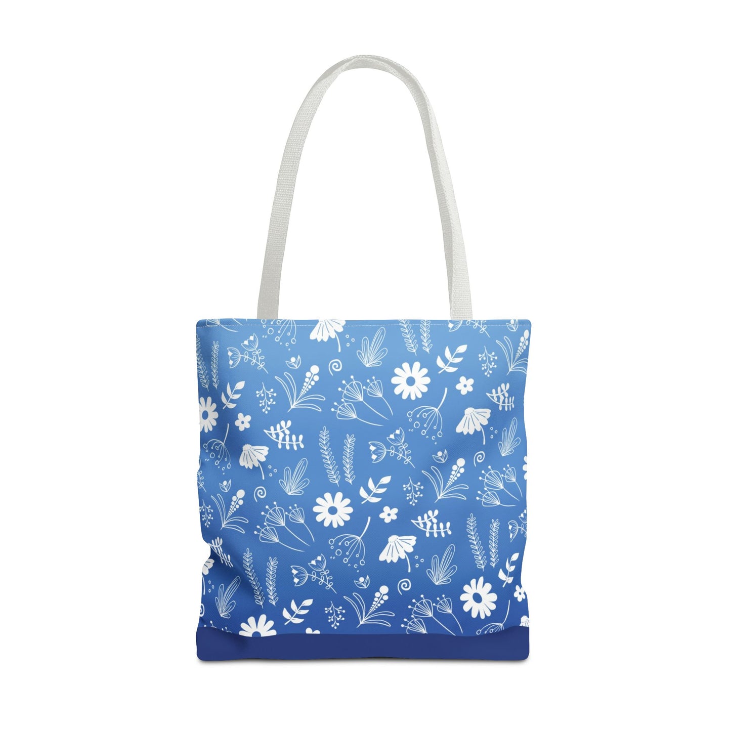 Floral Doodle Pattern Tote Bag