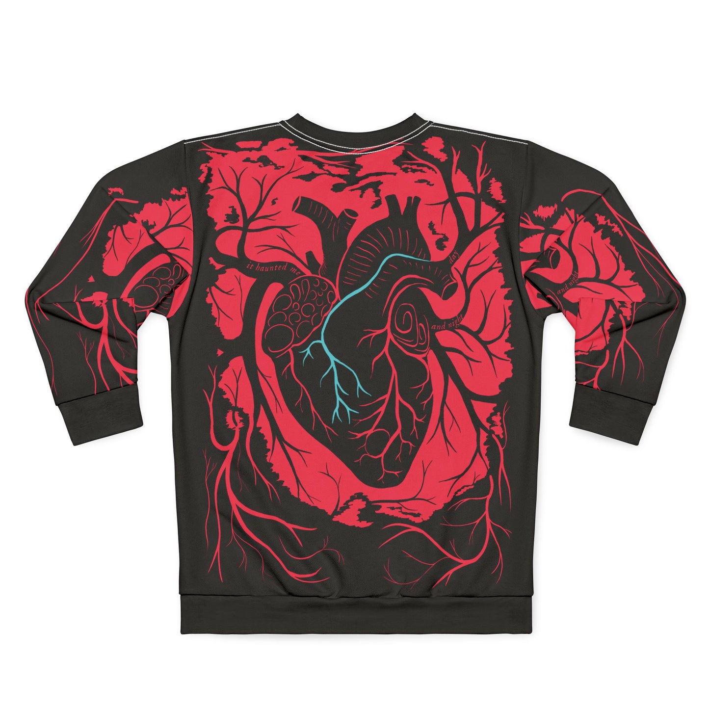 AOP Haunted Heart Sweatshirt - Terror