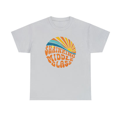 Shrinking Middle Class Sun in Circle - T-shirt