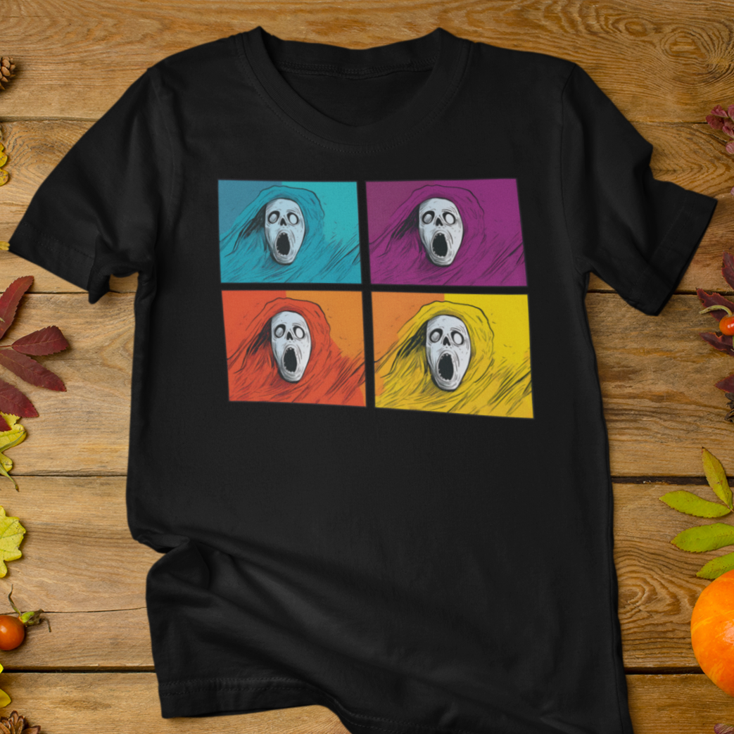 4 Screaming Faces - Halloween Unisex T-shirt