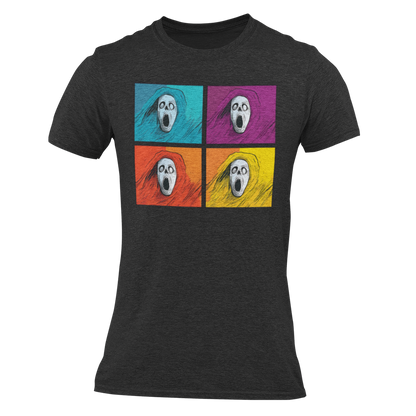 4 Screaming Faces - Halloween Unisex T-shirt