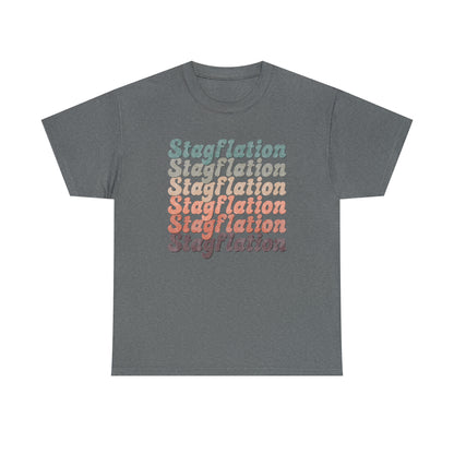 Stagflation on Repeat Modern-Retro - T-shirt