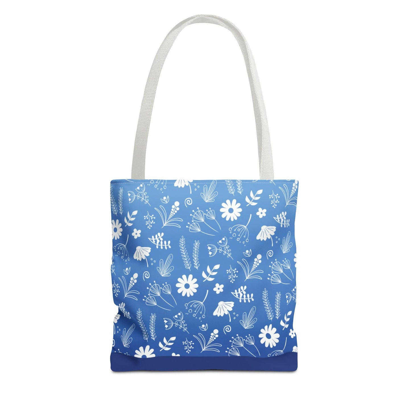Floral Doodle Pattern Tote Bag
