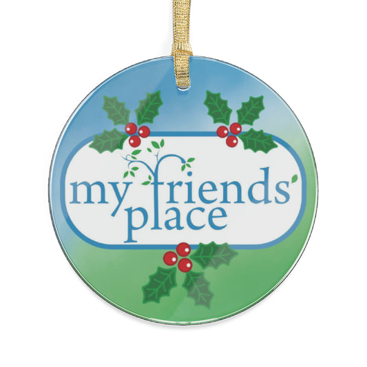 My Friend's Place - Fundraiser - Round Acrylic Christmas Ornament