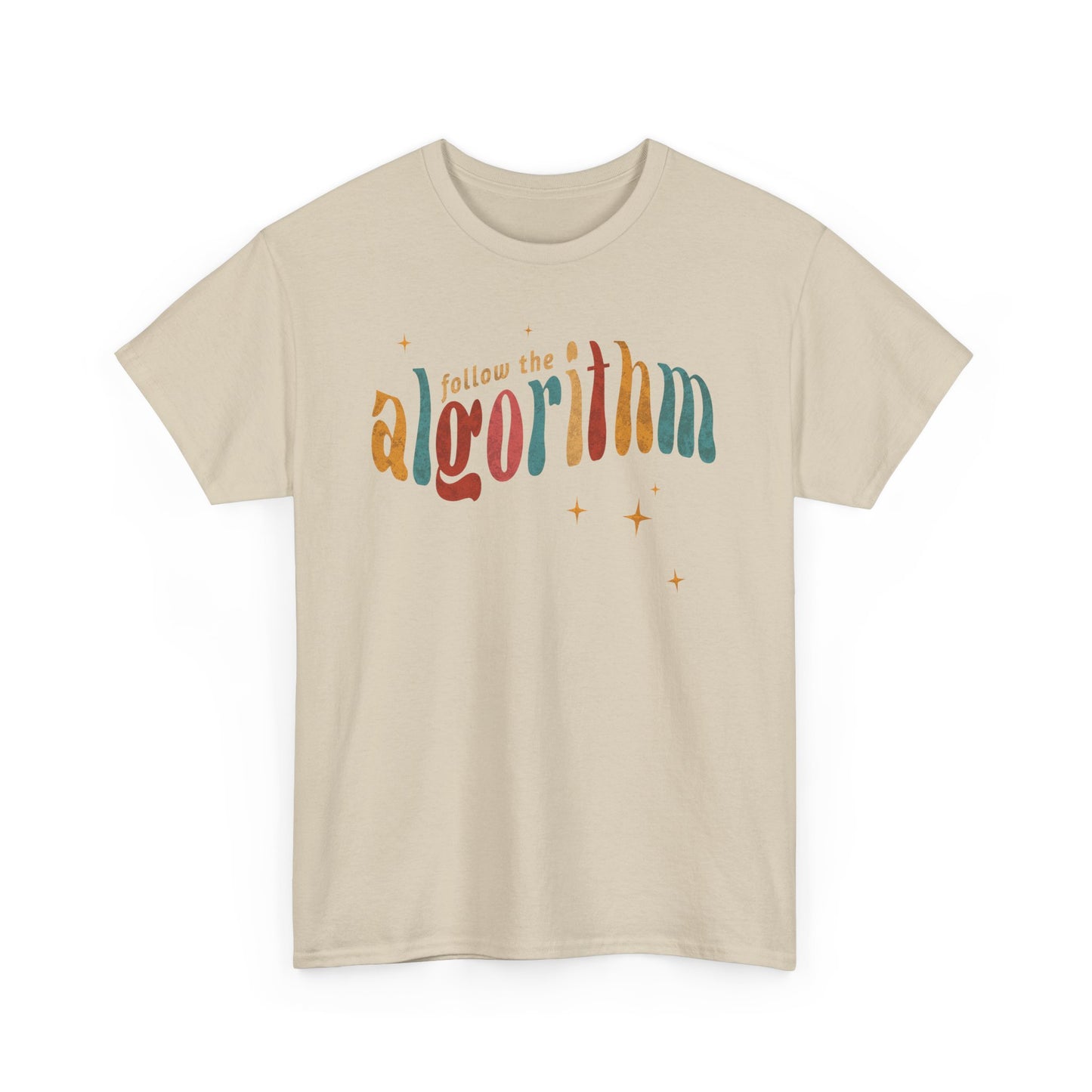 Follow the Algorithm Sparkles Modern-Retro - T-shirt