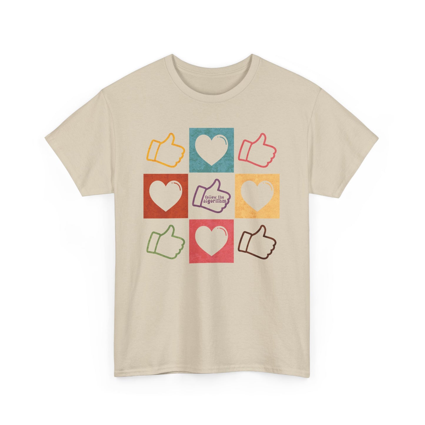 Algorithm Upvote Checkerboard Modern-Retro - T-shirt