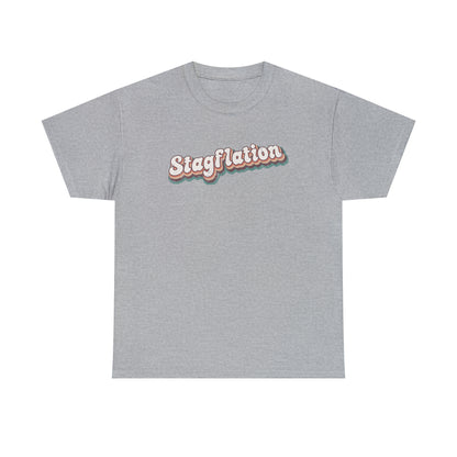 Stagflation Tilted Modern-Retro - T-shirt