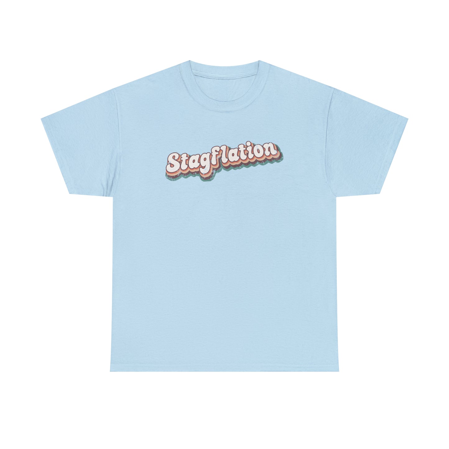 Stagflation Tilted Modern-Retro - T-shirt