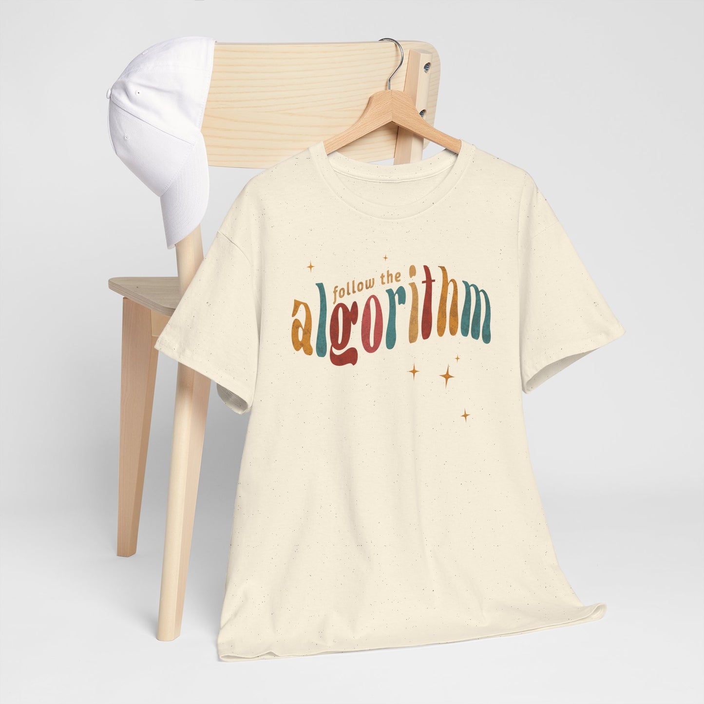 Follow the Algorithm Sparkles Modern-Retro - T-shirt