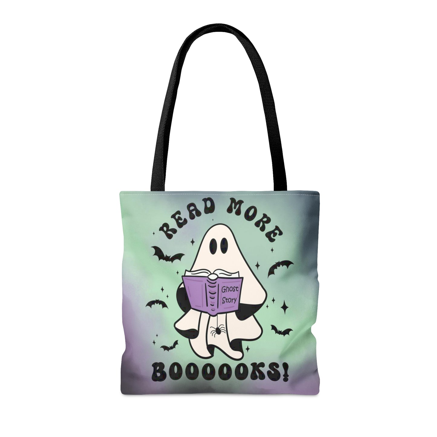 Read More Booooks - Halloween Ghost and Book Tote Bag